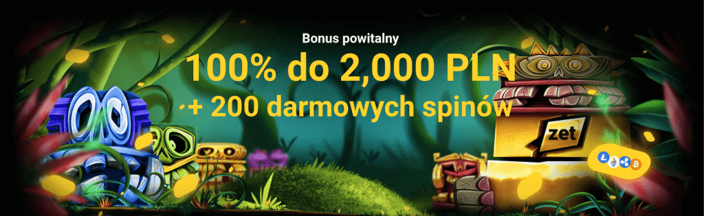 Bonus powitalny w Zet Casino